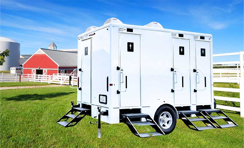 Luxury Restroom Trailer Rental